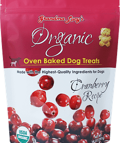Grandma Lucy's Organic Cranberry Oven Baked Dog Treats 14oz
