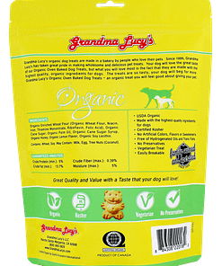 Grandma Lucy's Organic Lemon Honey Oven Baked Dog Treats
