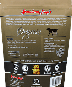 Grandma Lucy's Organic Coconut Oven Baked Dog Treats 14oz