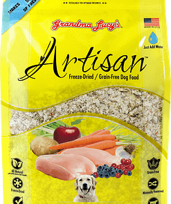 Grandma Lucy's Artisan Dog Food Grain Free and Freeze-Dried Artisan Chicken 3Lb