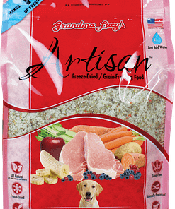 Grandma Lucy's Artisan Dog Food Grain Free and Freeze-Dried Artisan Pork (2 Sizes)