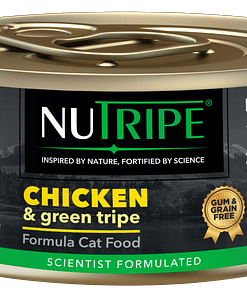 Nutripe Pure Chicken Green Tripe Wet Cat Food (Gum-Free) 95g