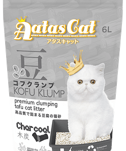 Aatas Cat Kofu Klump Tofu Cat Litter Charcoal 6L