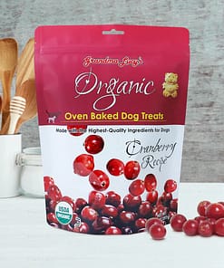 Grandma Lucy's Organic Cranberry Oven Baked Dog Treats 14oz