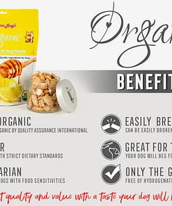 Grandma Lucy's Organic Lemon Honey Oven Baked Dog Treats