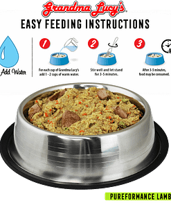 Grandma Lucy’s Freeze-Dried Pureformance Lamb Dog Food 3lb