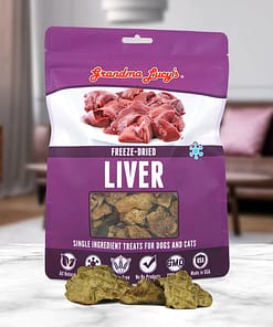 Grandma Lucy's Freeze Dried Singles Liver Dog & Cat Treats 2oz