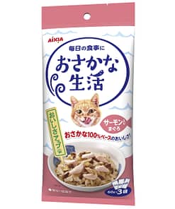 Aixia Fish Life Tuna with Salmon Treats for Cats 60g (3pcs)