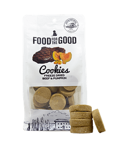 Food For The Good Freeze Dried Beef & Pumpkin Cookies Cats & Dogs Treats