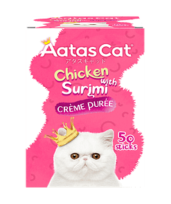 Aatas Cat Crème Purée Chicken with Surimi Crème Purée