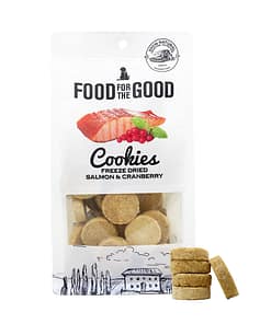 Food For The Good Freeze Dried Salmon & Cranberry Cookies Cats & Dogs Treats 70g
