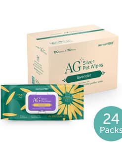 Nurture Pro AG+ Silver Pet Wipes Lavender