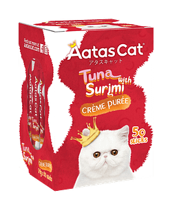 Aatas Cat Crème Purée Tuna with Surimi Crème Purée