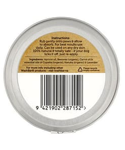 Washbar Paw Balm for Dogs 50ml