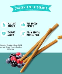 Kit Cat Grain Free Cat Stick Chicken & Wild Berries Cat Treats