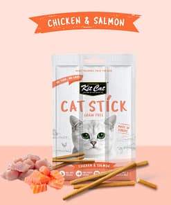 Kit Cat Grain Free Cat Stick Chicken & Salmon