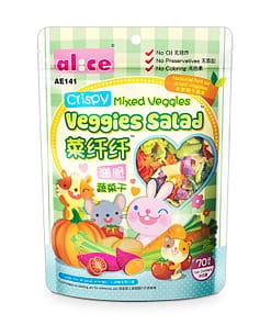 Alice Veggies Salad Crispy Mixed Veggies Small Animal Treats 70g