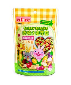 Alice Crispy Snacks Small Animal Treats 100g
