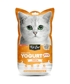 Kit Cat Freeze Dried Yogurt Yums Cat Treat - Pumpkin (10pcs)