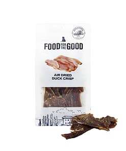 Food For The Good Air Dried Duck Crisp Dog Treats 100g