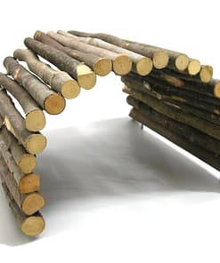 PKAM071 - Chinchilla&Rabbit Wooden Stick Tunnel