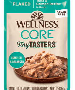 Wellness Core Tiny Tasters Flaked Tuna&Salmon Wet Cat Food