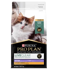 Purina Pro Plan Liveclear Kitten Cat Food 1.5kg