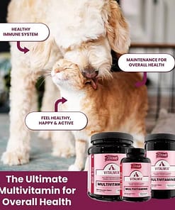 Kala Health Vitalmix For Dogs And Cats Full Spectrum Multi Vitamin Mineral Protein Supplement