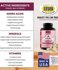Kala Health Vitalmix For Dogs And Cats Full Spectrum Multi Vitamin Mineral Protein Supplement