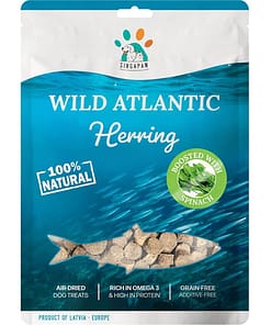 Singapaw Wild Atlantic Herring With Spinach Grain-Free Air-Dried Dog Treats 80g