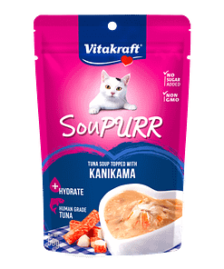 Vitakraft Soupurr Tuna Soup w Kanikama Wet Cat Food 50g