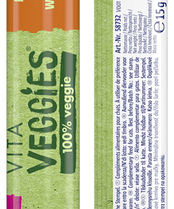 Vitakraft Vita Veggies Liquid Cheese & Tomato Wet Cat Food 6x15g
