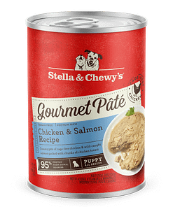 Stella & Chewy's Gourmet Pâté - Puppy Chicken & Salmon Recipe For Dogs - 12.5 oz