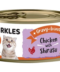 Sparkles Cat Gravy-licious Chicken with Shirasu 80g