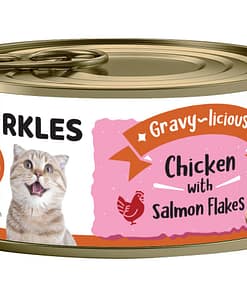 Sparkles Cat Gravy-licious Chicken with Salmon Flakes 80g
