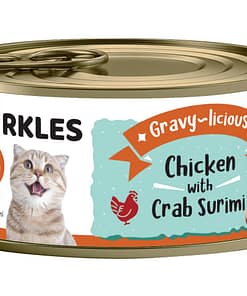 Sparkles Cat Gravy-licious Chicken with Crab Surimi 80g