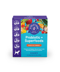 NaturVet Evolutions Probiotic Superfoods Digestive Powder For Dogs 30ct
