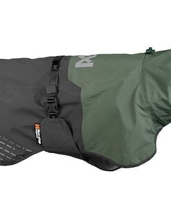 Non-stop Dogwear Green/Grey Fjord Raincoat For Dogs
