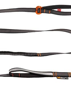 Non-Stop Dogwear Touring Bungee Adjustable Black Grey