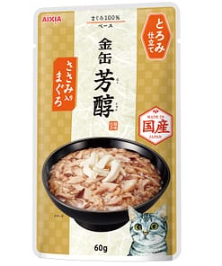 Aixia Kin-can Rich Pouch - Tuna w/Chicken Fillet in Rich Sauce Wet Cat Food 60g