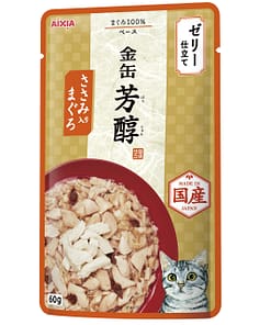 Aixia Kin-can Rich Pouch - Tuna w/Chicken Fillet Wet Cat Food 60g