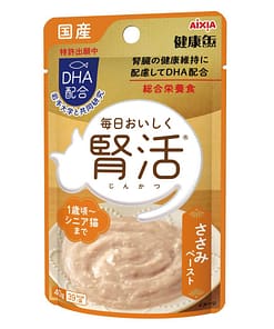 Aixia Kenko Pouch - Jinkatsu Adult Kidney Care - Chicken Fillet Paste 40g