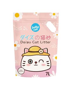 Jollycat Daizu Baby Powder Clumping Tofu Cat Litter 7L
