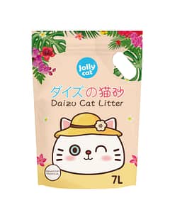 Jollycat Daizu Hawaiian Tropical Clumping Tofu Cat Litter 7L