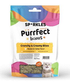 Sparkles Crunchy & Creamy - Chicken and Catnip flavor 50g