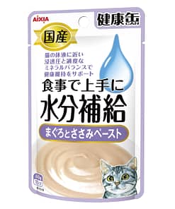 Aixia Kenko Pouch - Water Supplement Tuna & Chicken Paste 40g