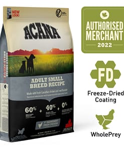 ACANA Heritage Freeze-Dried Coated Adult Small Breed Dry Dog Food (3 Sizes)