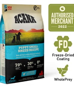 ACANA Heritage Freeze-Dried Coated Puppy Small Breed Dry Dog Food (2 Sizes)