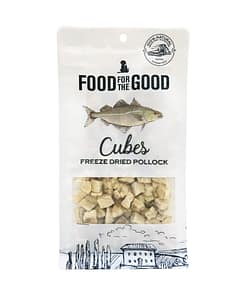 Food For The Good Freeze Dried Pollock Cubes Pet Food 50g