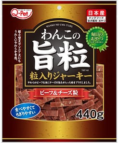 Q-Pet Wankono Umatsubu Beef & Cheese Dog Treats 440g